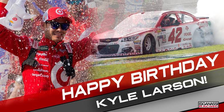 Happy birthday to Kyle Larson as he Celebrates his Birthday Today