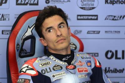 Marquez “gave up” and accepted podium defeat….