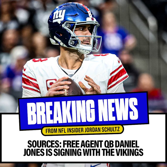 Trade controversy: $130 million All Star QB Daniel Jones signs with Vickings after been linked to San Francisco 49ers…