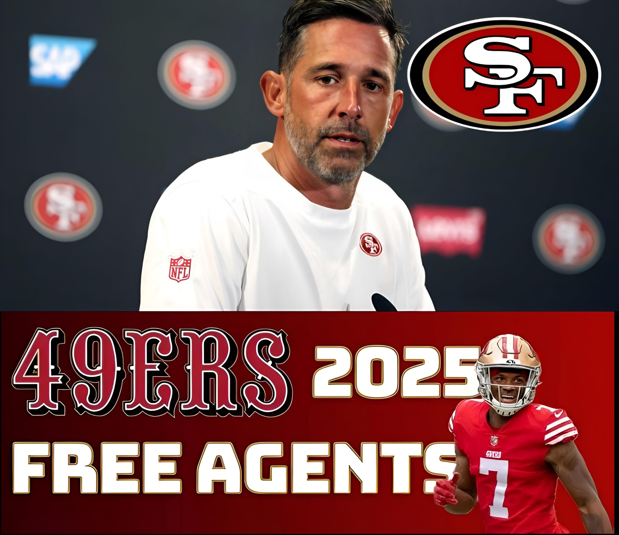 49ers Trade News: 49ers move to Bargain Free Agents Amid $247.4 Million Salary Cap Squeeze for 2025…..